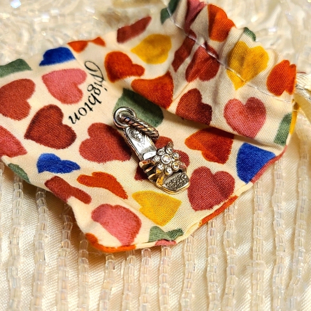 RETIRED Brighton ABC Sandal Charm w/Charm Bag
